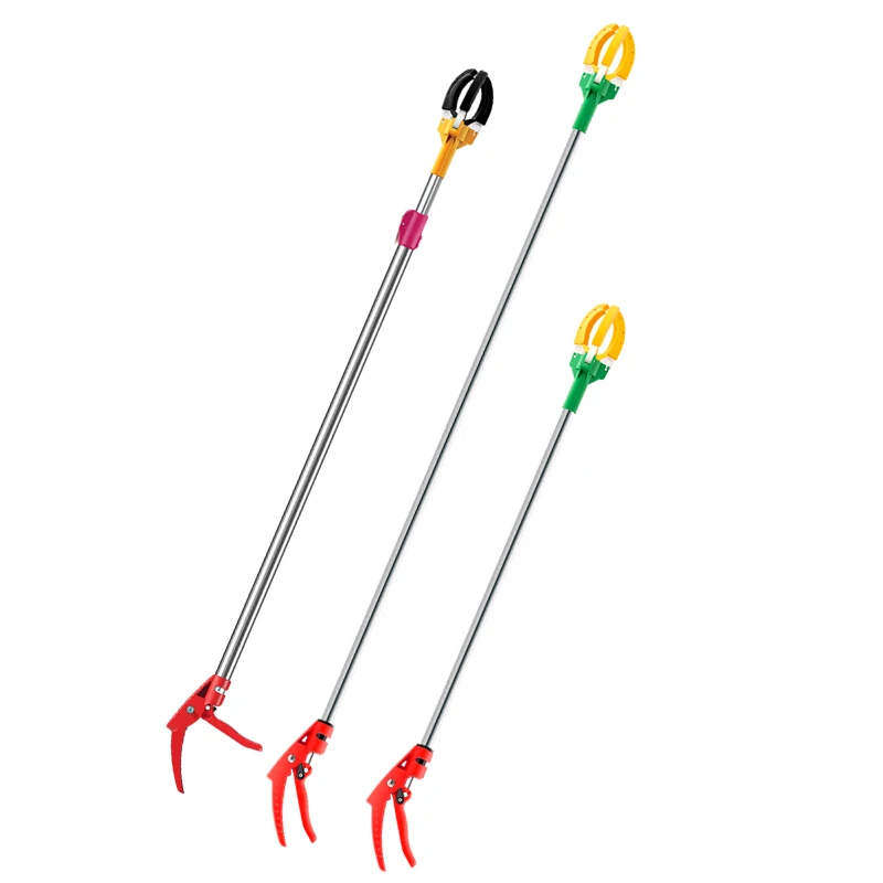Three-claw Multifunctional Aerial Fruit Picking Artifact Telescopic Rod Fruit Picking Aerial Picker