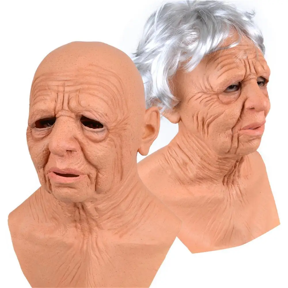 Halloween Headgear Funny Breathable Elderly Performance Prop Mascara Bdsm Bondage Purge Mask | Дом и сад