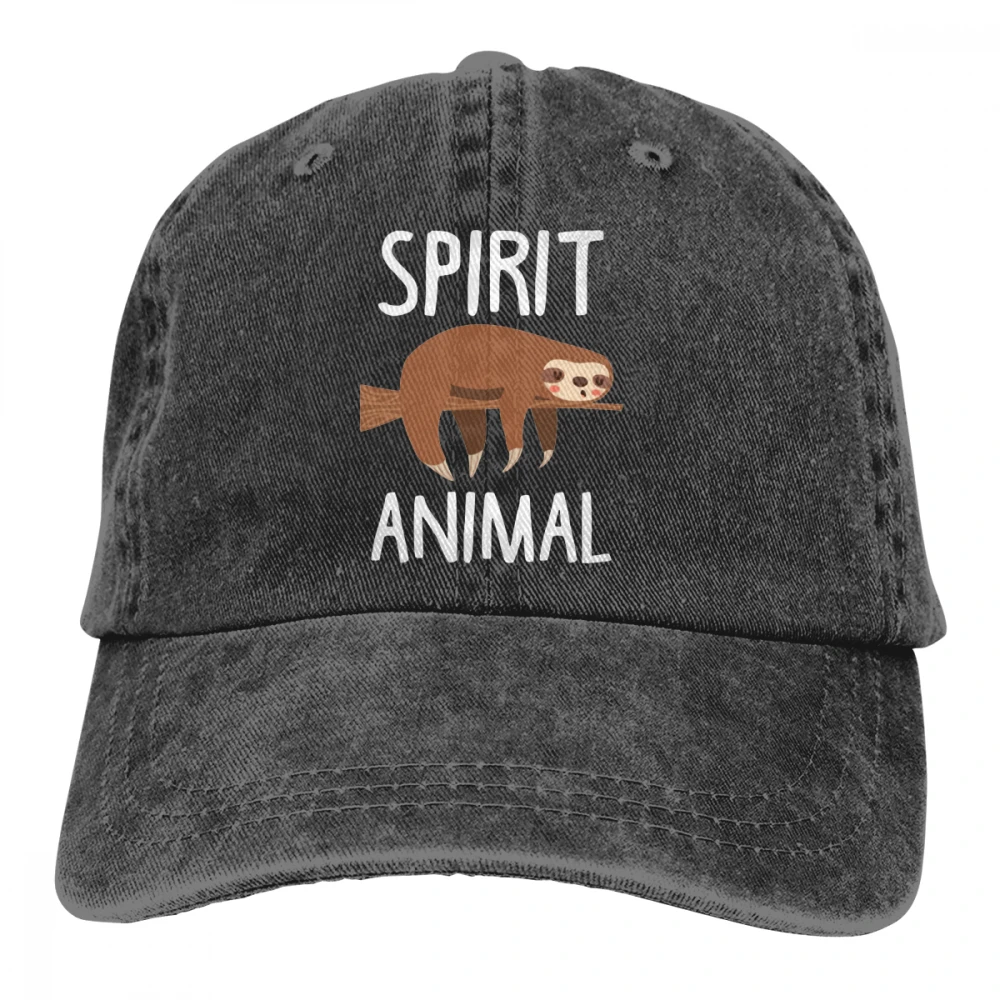 My Spirit Animal Is sluth Casquette Deep Heather унисекс Мужские Женские джинсовые бейсболка с ремешком кепки Регулируемая шляпа для гольфа папа
