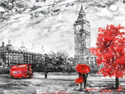 

DIY Diamond Embroidery Scenery Tower Cross Stitch Street Diamond Painting Landscape Holiday Gifts Decoration Home