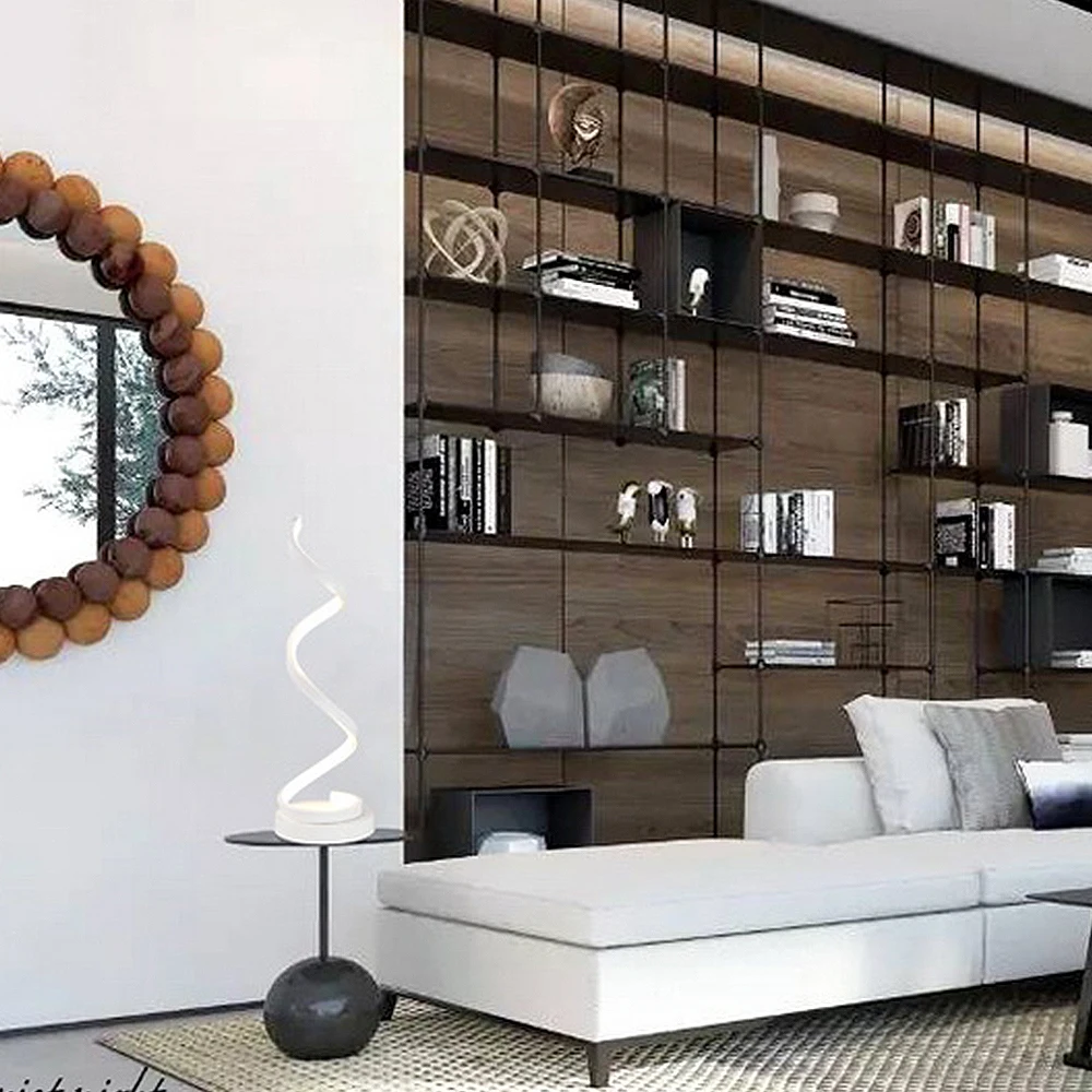 Conduziu a Lâmpada de Mesa Design Moderno Quarto Lâmpada Leitura Cabeceira Luz Estudo Olho Proteger Eua - ue Plug Dimable 2 Design moderno conduziu a lâmpada de mesa