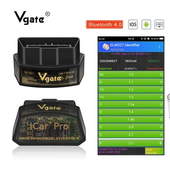 

Vgate iCar pro ELM 327 Bluetooth OBD2 scanner Car Diagnostic elm327 v2.2 scan tool car diagnostic tool OBDII scaner automotive