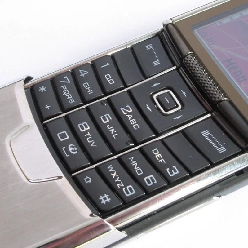 Original Nokia 8800 Mobile Phone 2G GSM Tri-band Unlocked Classic 8800 Refurbished Phone Russian Arabic Keyboard & 3 Colors