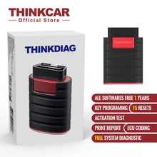 ThinkDiag All Softwares Action Test ECU Coding Free 1 Year Full System Diagnostic Tool 15 Reset Services Car Code Reader Scanner