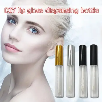 

1 pc 10ML Pretty Empty Plastic Clear Lip Gloss Tube Lip Alm bottle Container