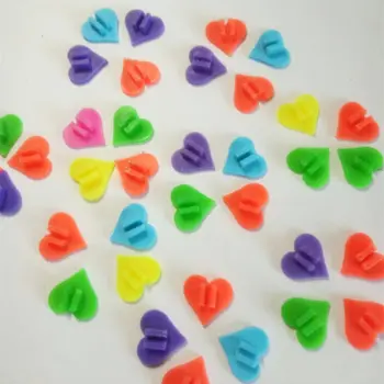 

Heart Shape Wheel Colorful Plastic Bicycle Spoke Beads Multi Color Children Clip Decoration baby Bike kid Cycling Accessories