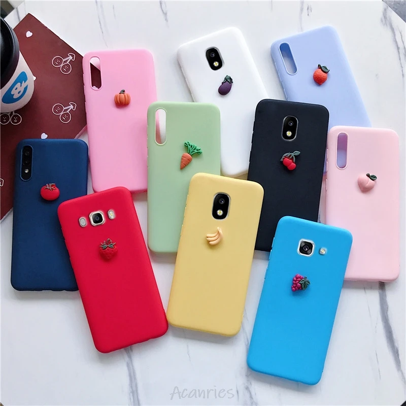 3d Silicone Fruit Case On For Samsung Galaxy J8 J7 J6 J5 J4 J3 J2 Pro Plus Prime Core 15 16 17 18 Soft Tpu Back Cover Phone Case Covers Aliexpress