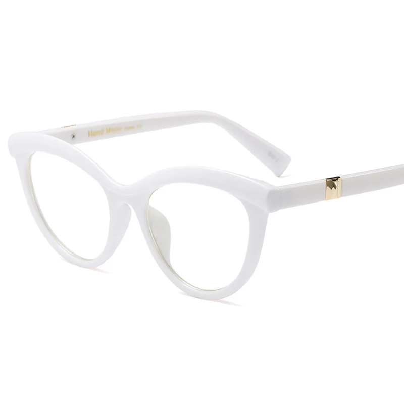 Винтажные очки кошачий глаз оправа для женщин роскошный брендовый дизайн, квадратные оптические очки модные компьютерные очки lentes mujer - Цвет оправы: 5