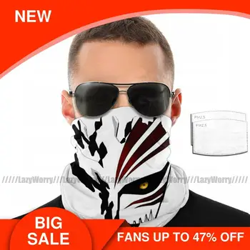 

Bleach Hollow Mouth Face Mask Bleach Hollow Mask Facial Mask Adult with 2 Filters Fashion Lovely Mask