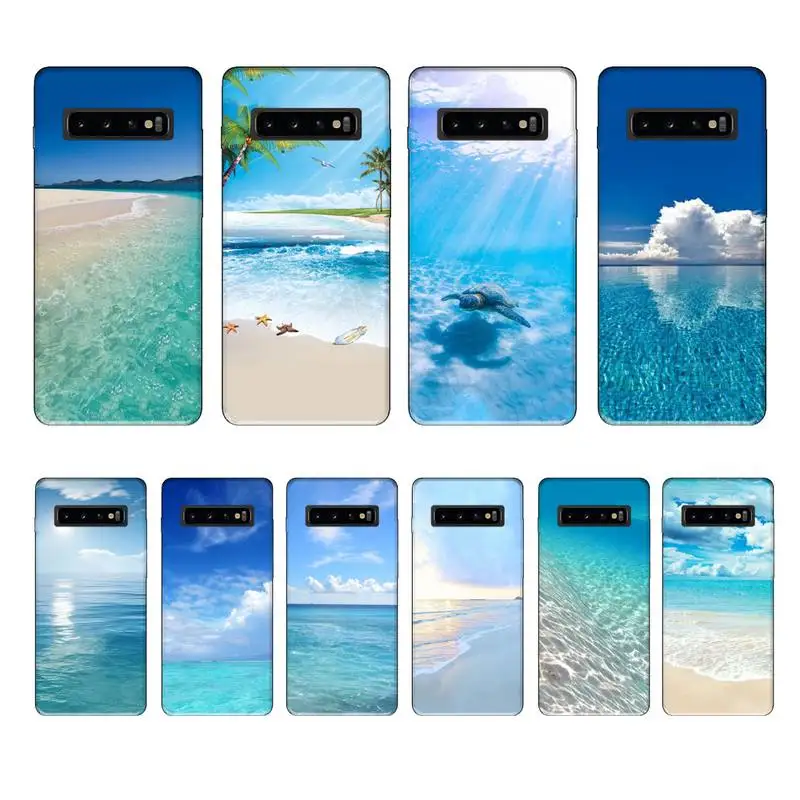 Sea beach nature case coque fundas etui for samsung galaxy A10 A20 A30S A40 A50 A51 A70 A71 note 8 9 10 cases cover | Мобильные
