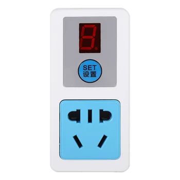 

Universal 3 Pin Plug Energy-Saving Timer Socket Large LCD Display Digital Timing-Switch Power Socket For Home Appliances
