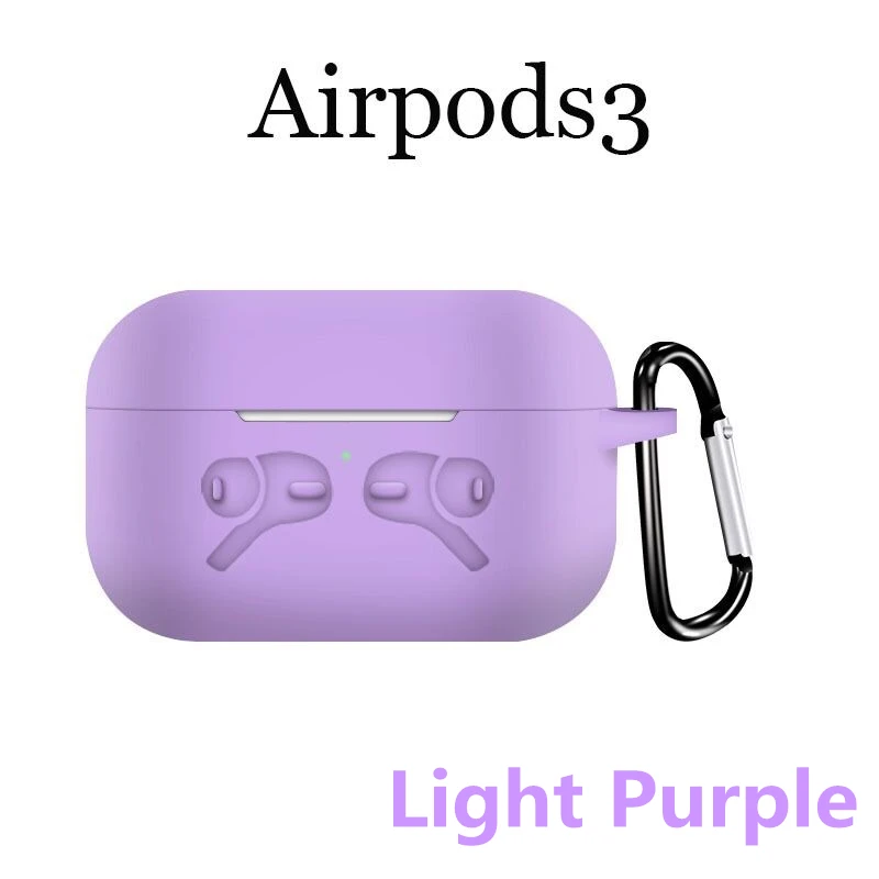 Чехол airpods pro Мягкий силиконовый чехол подходит для air pods pro& apple airpod 3 Защита от пыли и трещин