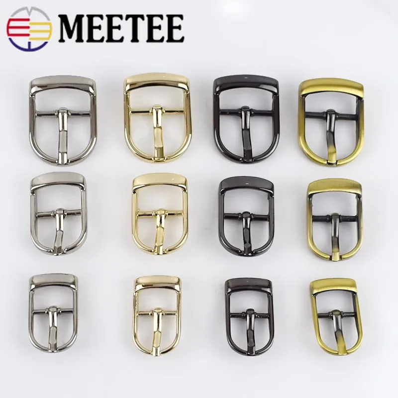 Meetee 5/10 шт. 13/16/20/25 мм Металлические Булавки для ремня пряжки ремешок слайдер обувь