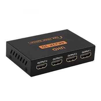 

4K 1x2 HDMI Switch Switcher 1x4 HDMI Splitter HDMI Port Auto Switcher Support 3D Full HD1080P for pc HDTV DVD CY05