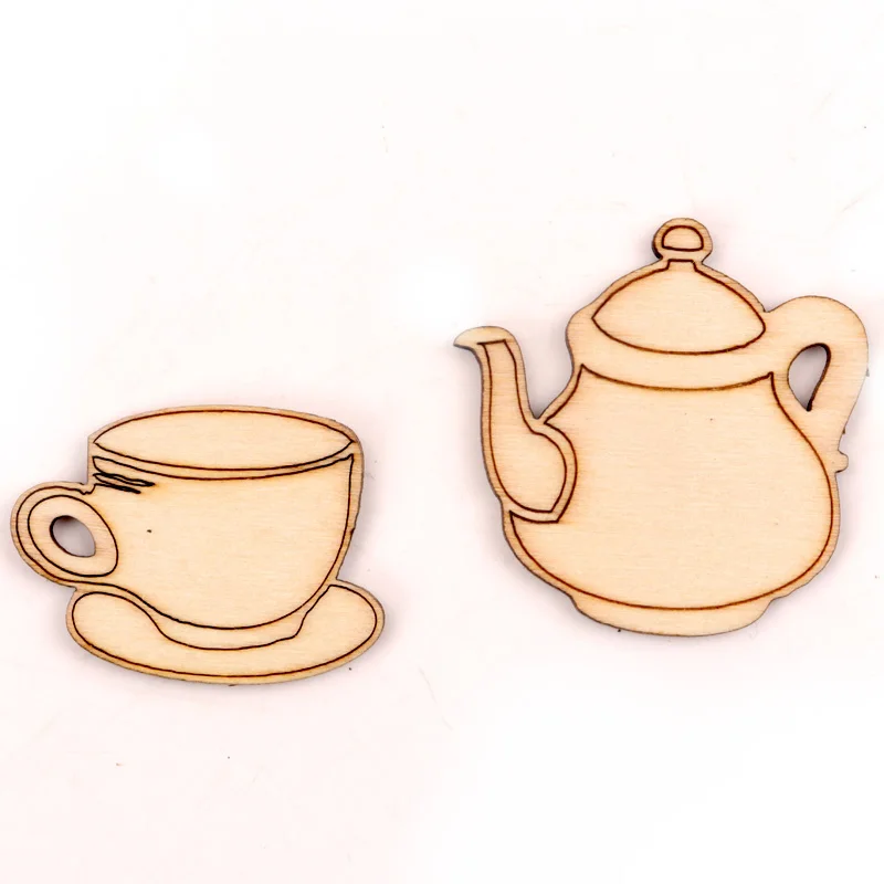 Handmade-Wooden-Crafts-Accessory-Home-Decoration-Scrapbookings-DIY-European-Style-Palace-Cup-kettle-Pattern-30-45mm (5)