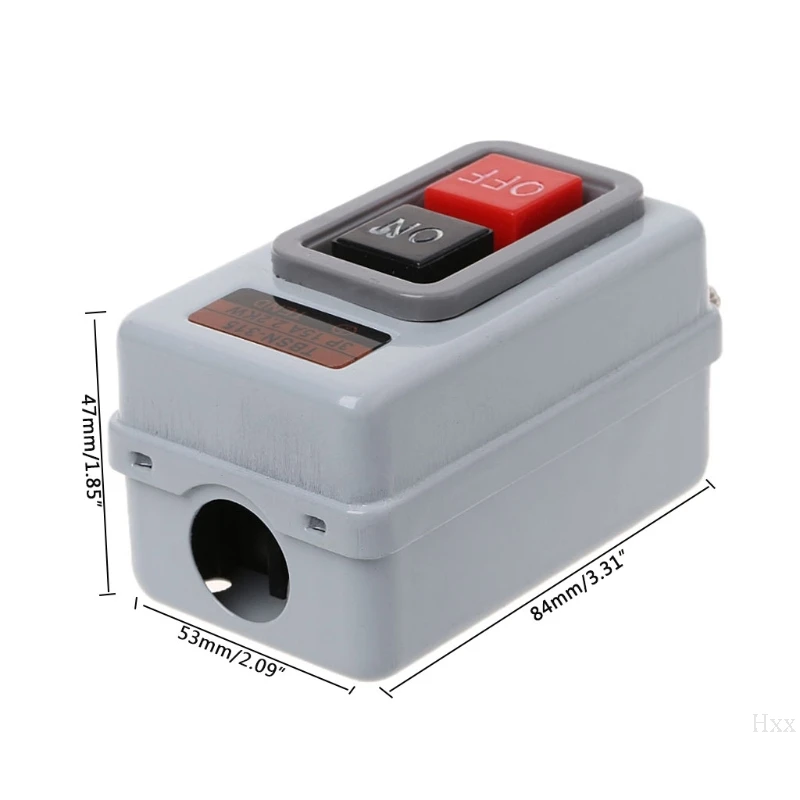 TBSN-315 AC 380V 15A 2.2KW вкл/выкл 3 фазы самоблокирующийся кнопка питания переключатель OOTDTY