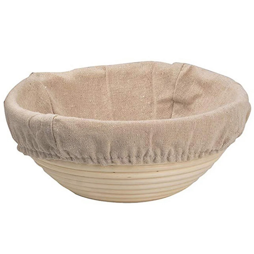 Round Bread Fermentation Basket Natural Rattan Sourdough Basket Natural Rattan Sourdough Round Basket Bakery Kitchen supplies