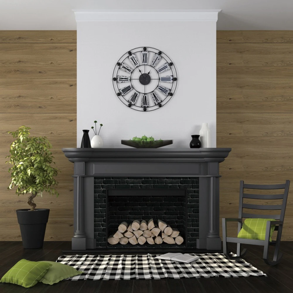 

Laeacco Interior Carpet Fireplace Winter Portrait Photography Backgrounds Customized Vinyl Photo Backdrops For Home Studio Decor