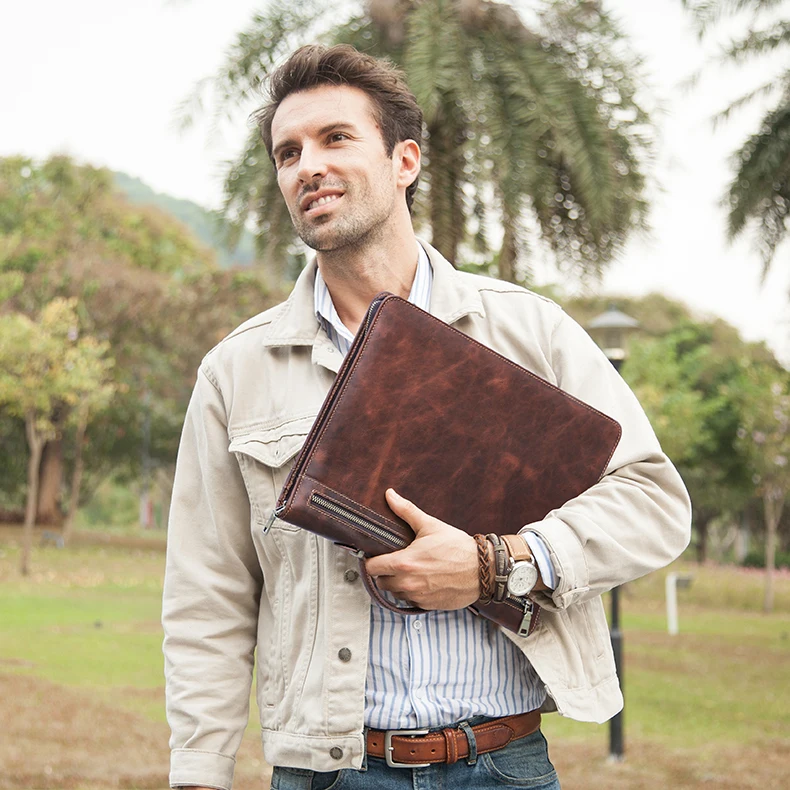 carteira de couro para ipad pro portátil macbook ar pro capa ipad ar caso documento