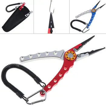 

Aluminum Aviation Multifunction Fishing Pliers Scissors Line Cutter Remove Hook Fishing Tackle Tool with Rust Protection