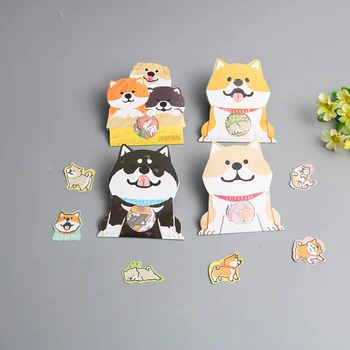 

30 Pieces Pack Shiba Inu Cute Sticker Pack Kawaii Q Meng Sticker Mobile Phone Stickers Diy Diary Album Items Decoration Stickers