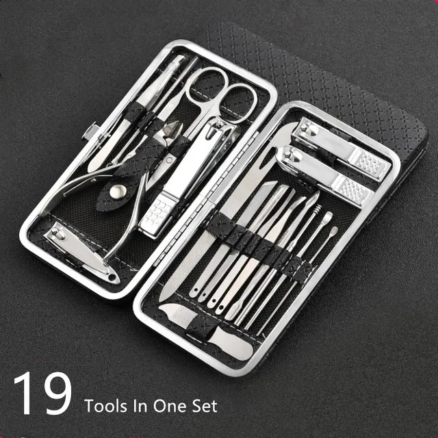 Qmake 19 in 1 Stainless Steel Manicure Set