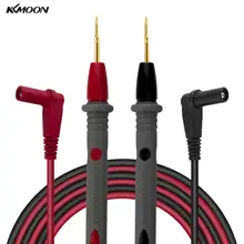 KKMOON, электронные щупы, мультиметр, провода, тест, позолоченные супер острые наконечники, силиконовые тестовые линии PT1008 20A 1000 V