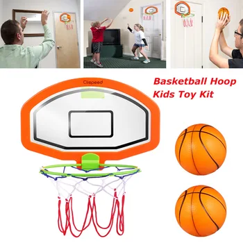 

5PCS/SET Eco-friendly Safe Wall Mounted Portable Basketball Hoop Basketball Backboard for Kids Game Indoor Children Liu