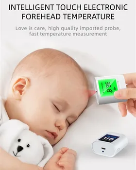 

M6 PLUS TWS Earphone Forehead gun temperature measureing True wireless Bluetooth earbuds LED Display Headset For iPhone Xiaomi