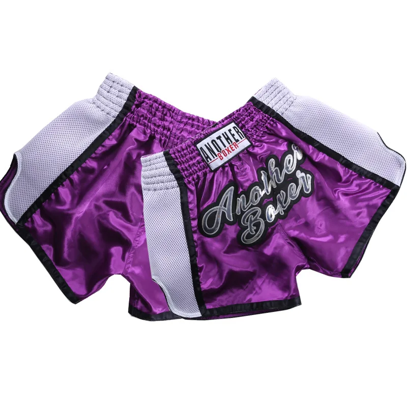 

High Quality Unisex Adult/Kid Muay Thai Shorts Boxing Pants Kickboxing Fighting MMA Quick Wicking Fashion