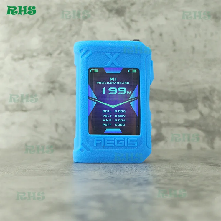 1 шт силиконовый чехол для Geekvape Aegis X pod Mod Vape kit Силиконовая кожа резина от RHS - Цвет: dark blue