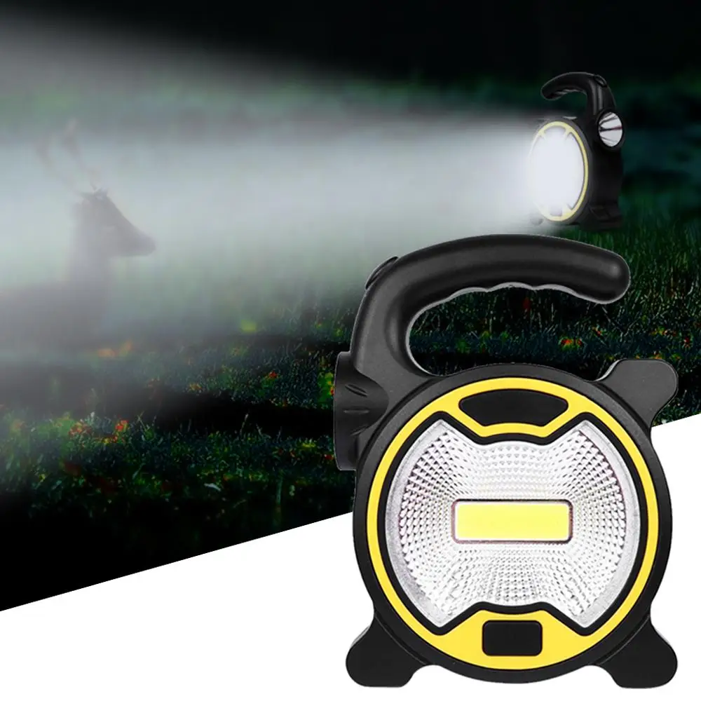 

MingRay AA Battery Portable spotlight 1W LED and 3W COB work lamp mini powerful handle lantern camping fishing cheap price