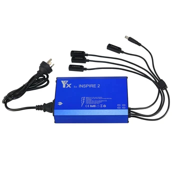 

5 In 1 Intelligent Inspire 2 Battery Remote Controller Charger Smart Fast Charging Hub For DJI inspire 2 Home Charger