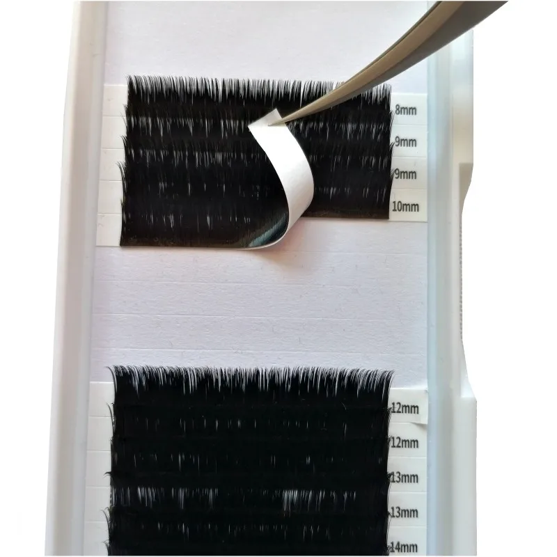16 Linestray Auto Fans Eyelashes 1s Blooming Easy Lashes One Second Mega 0.030.070.10mm Thickness CD Curl Faning False Mink) (33)