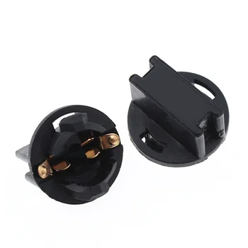 

8pcs T10 174 PC194 Instrument Dashboard Panel T'wist Lock Plug Light Sockets Black Durable Auto Accessories