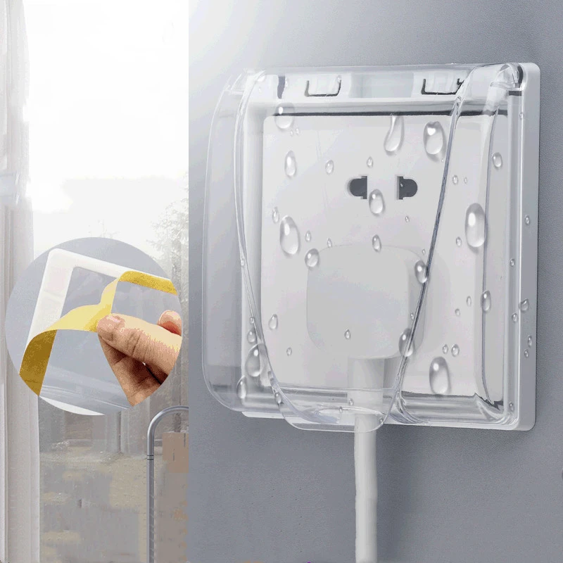 Waterproof Outlet Cover Insputer 1PC 86 Type Power Outlet Covers Bathroom Switch Cover Electric Outlet Splash Box Socket Covers White Waterproof Outlet Cover Insputer 1PC 86 Type Power Outlet Covers Bathroom Switch Cover Electric Outlet Splash Box Socket Covers White