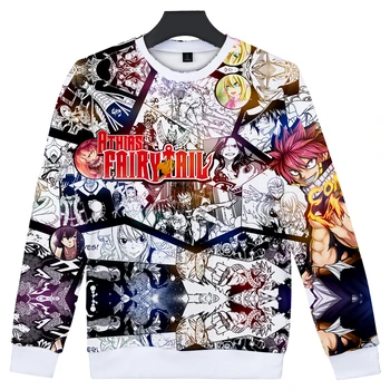 

Fairy Tail Anime 4XL Hoodie Dropshipping New 2019 Hot Selling Mens Hoodies Sweashirt 3D Print Streetwear Pullover Tracksuit Tops