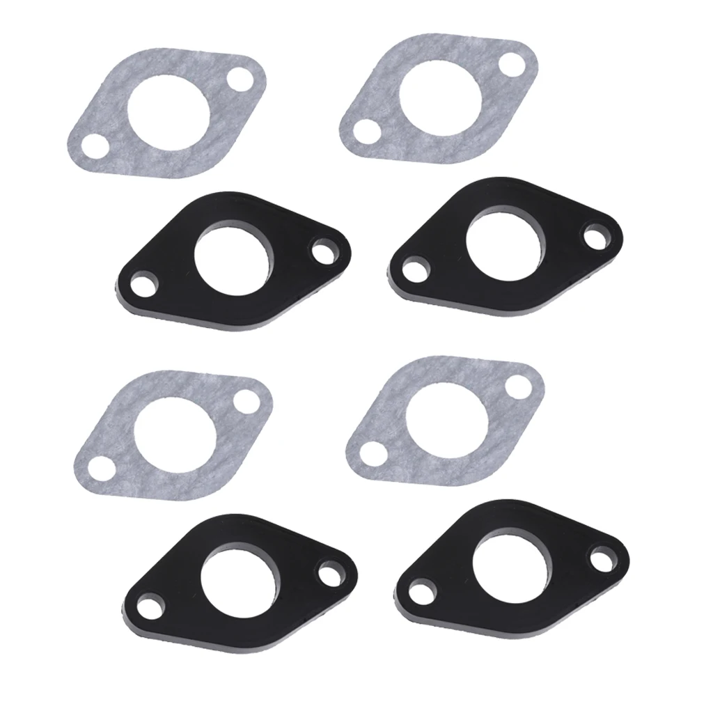 4 pcs Isolater Carburetor Gasket O Ring Spacer Fits for 50cc 70cc 90cc 110cc 125cc ATV Dirt Bike Scooter Carburetor