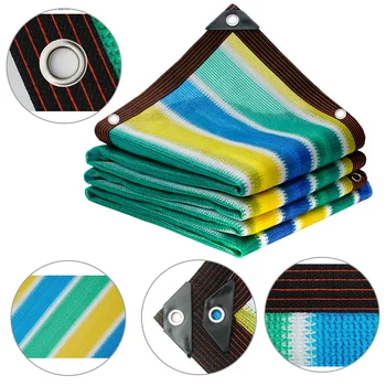 

Outdoor Thickened With Grommets Yard Patio UV Block Wind Protection Garden Screen Balcony Privacy Fence HDPE Shelter Sun Shade