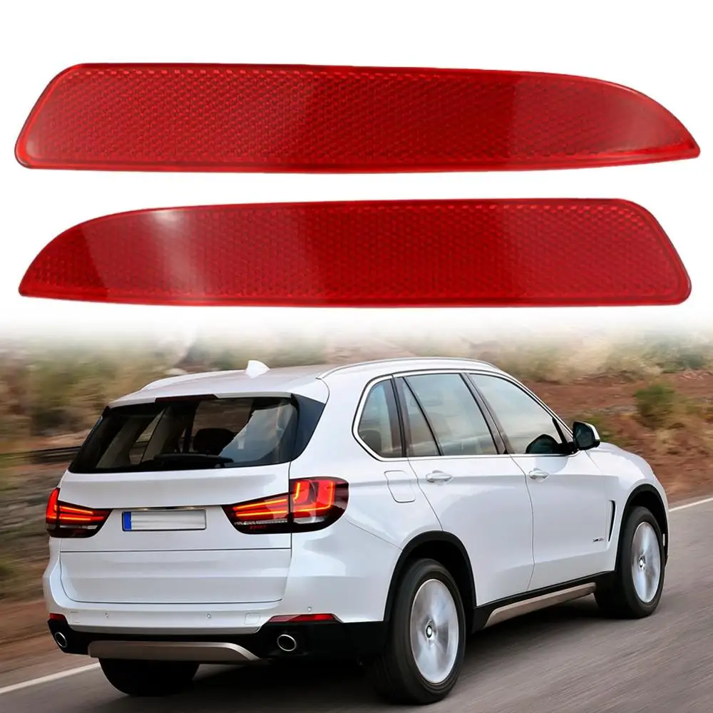 

2PCS Car Styling Left Right Rear Bumper Fog Light Fog Lamp Reflector For BMW X5 E70 2007 2008-2009 Day Running Light
