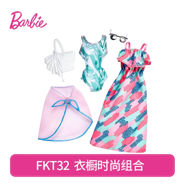 Original Barbie Doll's Outfit Dresses Accessories Shoes Sets