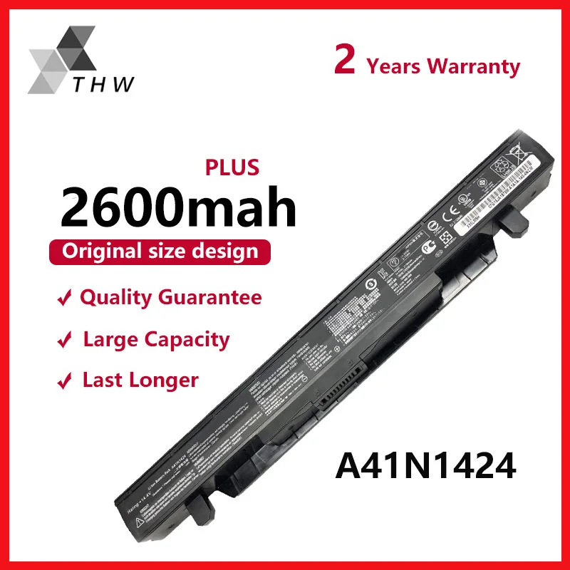Аккумулятор THW A41N1424 для ноутбука ASUS ROG ZX50 ZX50J ZX50JX GL552 GL552J GL552V GL552VW | Компьютеры и офис