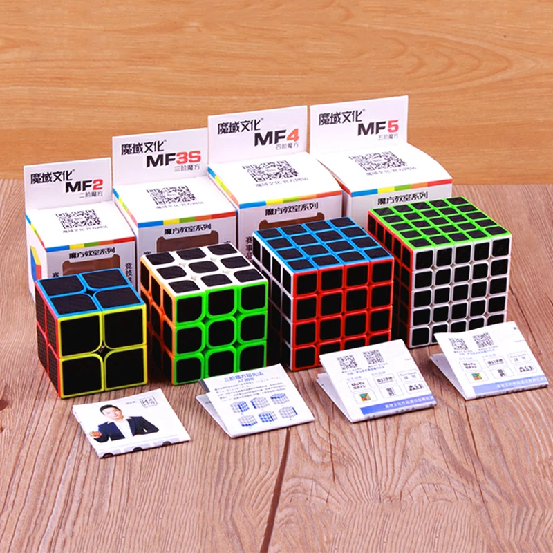 Moyu Yuhu углеродного волокна Cube 2x2x2 3x3x3, 4x4x4, 5x5x5, волшебный куб, головоломка Скорость 2x2/oneplus 3/OnePlus x 3 4x4 5x5 cubo Magico крутые детские игрушки детские подарки