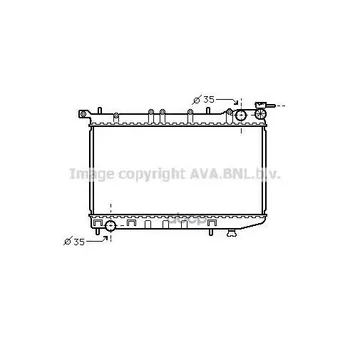 

Radiator cooling Nissan Almera I Ava art. dn2174