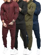 

2021 Wrinkles New Men sets Men Hooded Drawstring Fleece Pant Sportswear Hooded Track Suits Male Sweatsuit Tracksuit