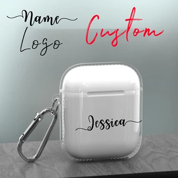 

Custom Conjoined Airbag case for Airpod Case with keychain neck running strap Protective Customized Name DIY Personalized Gift