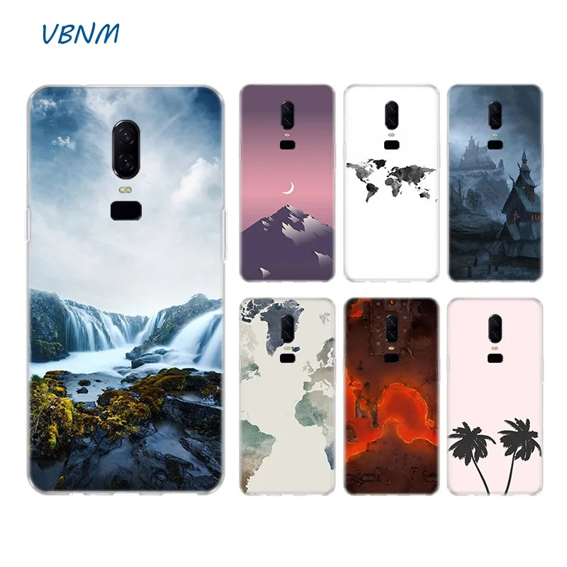 

Map Landscape Colorful Soft Rubber TPU Silicone Back Case For OnePlus One Plus 1+ 7 Pro 6 6T 5 5T 3 3T Coque Shell Hull Cover