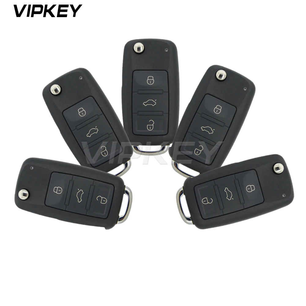 Remotekey 5 шт. 3D0 959 753AA Автомобильный Дистанционный ключ 3 кнопки 434 МГц 46 чип 753AM для VW