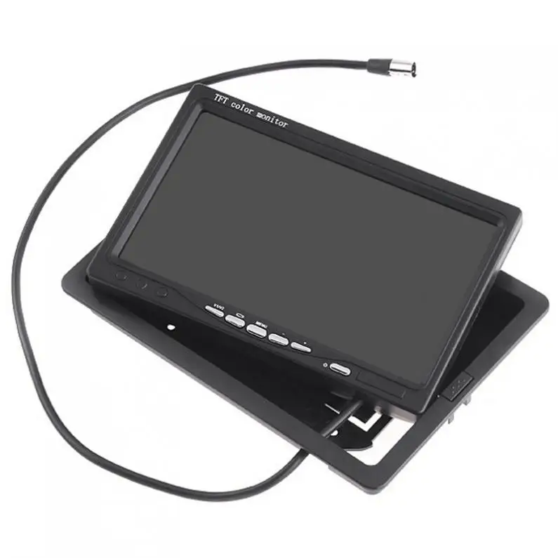 Lcd TFT 2-канальный автомобильный подголовник монитор+ 420TVL 135 ° CMOS ночного видения номерной знак Автомобильная камера заднего вида+ беспроводной передатчик приемник