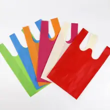 Одноцветная Нетканая сумка 3 размера переработанные многоразовые сумки для покупок складные продуктовые сумки на заказ рекламные сумки SN2295